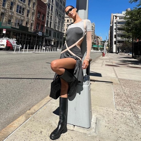 Zara leather knee high boots - Picture 10 of 10